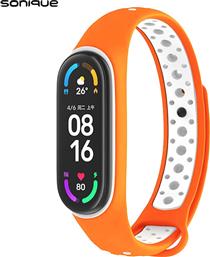 ΛΟΥΡΑΚΙ SPORT ΓΙΑ MI BAND 3/MI SMART BAND 4 - ΠΟΡΤΟΚΑΛΙ / ΛΕΥΚΟ XIAOMI