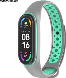 ΛΟΥΡΑΚΙ SPORT ΓΙΑ MI SMART BAND 5/MI SMART BAND 6 - ΓΚΡΙ / ΒΕΡΑΜΑΝ XIAOMI