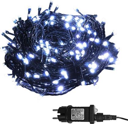ΛΑΜΠΑΚΙΑ 105 LED-8,2Μ. ΨΥΧΡΟ ΛΕΥΚΟ ΦΩΣ ΜΕ ΠΡΟΓΡΑΜΜΑ 93-3471 - - 93-3471 XMAS FEST