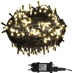 ΛΑΜΠΑΚΙΑ 105 LED-8,2Μ. ΘΕΡΜΟ ΛΕΥΚΟ ΦΩΣ ΜΕ ΠΡΟΓΡΑΜΜΑ 93-3470 - - 93-3470 XMAS FEST