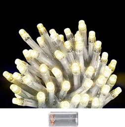 ΛΑΜΠΑΚΙΑ ΜΠΑΤΑΡΙΑΣ 50 LED-5,2Μ. ΘΕΡΜΟ ΛΕΥΚΟ ΦΩΣ ΜΕ ΠΡΟΓΡΑΜΜΑ 93-3490 - - 93-3490 XMAS FEST