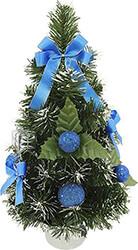 ΔΕΝΤΡAKI ΣΤΟΛΙΣΜΕΝΟ ΜΠΛΕ 40CM XMASFEST