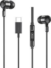 EP81 ΕΝΣΥΡΜΑΤΑ IN-EAR ΜΕΤΑΛΛΙΚΑ ΑΚΟΥΣΤΙΚΑ ΜΕ ΜΙΚΡΟΦΩΝΟ ΚΑΙ ΒΥΣΜΑ USB-C ΣΕ ΜΑΥΡΟ ΧΡΩΜΑ XO