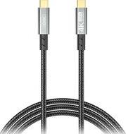 GB020 ΚΑΛΩΔΙΟ USB 3.2 GEN 2X2 TYPE-C ΑΡΣ. - TYPE-C ΑΡΣ. 1.00M ΣΕ ΜΑΥΡΟ ΧΡΩΜΑ XO