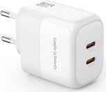 L140 (EU) 35W GAN NITRIDE (2 USB-C) FAST CHARGING CHARGER XO