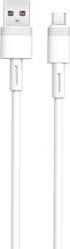 NB-Q165 ΚΑΛΩΔΙΟ USB HIGH-SPEED Α ΑΡΣ. - MICRO USB ΑΡΣ. 1.00M ΣΕ ΛΕΥΚΟ ΧΡΩΜΑ XO