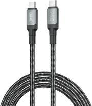 NB-Q264B ΚΑΛΩΔΙΟ USB HIGH-SPEED TYPE-C ΑΡΣ. - TYPE-C ΑΡΣ. 2.00M ΣΕ ΜΑΥΡΟ ΧΡΩΜΑ XO