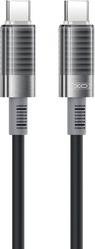 NB-Q282B ΚΑΛΩΔΙΟ USB HIGH-SPEED TYPE-C ΑΡΣ. - TYPE-C ΑΡΣ. 1.00M ΣΕ ΜΑΥΡΟ ΧΡΩΜΑ XO