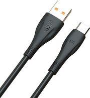 NB185 ΚΑΛΩΔΙΟ USB HIGH-SPEED Α ΑΡΣ. - USB TYPE-C ΑΡΣ. 1.00M ΣΕ ΜΑΥΡΟ ΧΡΩΜΑ XO
