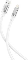 NB251 ΚΑΛΩΔΙΟ USB HIGH-SPEED Α ΑΡΣ. - USB TYPE-C ΑΡΣ. 1.00M ΣΕ ΛΕΥΚΟ ΧΡΩΜΑ XO