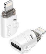 NB256E ΑΝΤΑΠΤΟΡΑΣ USB HIGH-SPEED TYPE-C ΑΡΣ. ΘΗΛ. - LIGHTNING ΣΕ ΛΕΥΚΟ ΧΡΩΜΑ XO