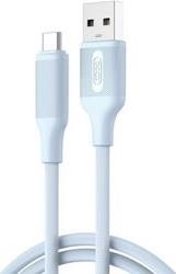 NB265 ΚΑΛΩΔΙΟ USB HIGH-SPEED A ΑΡΣ. - USB TYPE-C ΑΡΣ. 15W 1.00M ΣΕ ΜΠΛΕ ΧΡΩΜΑ XO