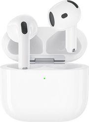 T6 PODS BLUETOOTH ΑΚΟΥΣΤΙΚΑ HANDSFREE 6ΗΣ ΓΕΝΙΑΣ ΜΕ ΘΗΚΗ ΑΣΥΡΜΑΤΗΣ ΦΟΡΤΙΣΗΣ ΣΕ ΛΕΥΚΟ ΧΡΩΜΑ XO