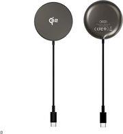 WIRELESS INDUCTIVE CHARGER QI2 CX029 MAGNETIC BLACK XO
