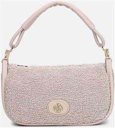 ? ΓΥΝΑΙΚΕΙΑ ΤΣΑΝΤΑ HOBO ΜΕ FAUX ΓΟΥΝΑ ΚΑΙ ΜΕΤΑΛΛΙΚΟ ΛΟΓΟΤΥΠΟ - DEA002F6 ΚΡΕΜ YNOT