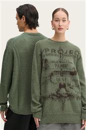 ΠΟΥΛΟΒΕΡ ΑΠΟ ΜΕΙΓΜΑ ΜΟΧΕΡ PARIS' BEST JACQUARD PULLOVER ΧΡΩΜΑ: ΠΡΑΣΙΝΟ, 206SW001 Y PROJECT