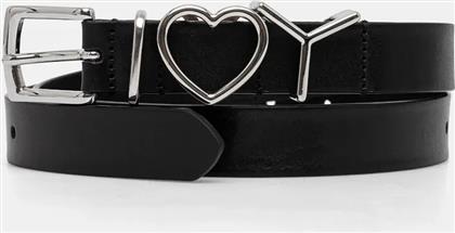 ΖΩΝΗ Y HEART BELT 25MM ΧΡΩΜΑ: ΜΑΥΡΟ, 621BE008 Y PROJECT