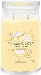 ΑΡΩΜΑΤΙΚΟ ΚΕΡΙ ΣΕ ΓΥΑΛΙΝΟ ΔΟΧΕΙΟ LARGE ''SIGNATURE VANILLA CUPCAKE'' - 1629969E YANKEE CANDLE