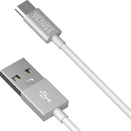 ΚΑΛΩΔΙΟ MICRO USB 1 M - ΛΕΥΚΟ YENKEE