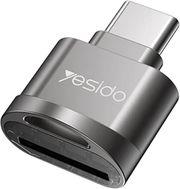 GS19 USB-C CARD READER MICROSD GREY YESIDO