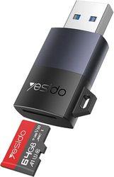 GS36 USB 3.0 CARD READER MICROSD BLACK YESIDO