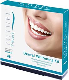 7 HOURS DENTAL WHITENING KIT ΣΥΣΤΗΜΑ ΑΠΟΤΕΛΕΣΜΑΤΙΚΗΣ & ΑΣΦΑΛΟΥΣ ΛΕΥΚΑΝΣΗΣ ΜΕ CARBAMIDE PEROXIDE & ΜΑΣΕΛΑΚΙΑ ΛΕΥΚΑΝΣΗΣ ΔΟΝΤΙΩΝ 1 ΤΕΜΑΧΙΟ YOTUEL