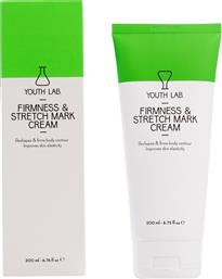 FIRMNESS & STRETCH MARK CREAM ΠΛΟΥΣΙΑ ΚΡΕΜΑ ΣΩΜΑΤΟΣ ΓΙΑ ΣΥΣΦΙΞΗ, ΑΝΑΔΙΑΜΟΡΦΩΣΗ ΤΟΥ ΠΕΡΙΓΡΑΜΜΑΤΟΣ ΜΕ ΔΡΑΣΗ ΚΑΤΑ ΤΩΝ ΡΑΓΑΔΩΝ 200ML YOUTH LAB