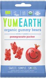 ORGANIC POMEGRANATE GUMMY BEARS ΒΙΟΛΟΓΙΚΑ ΖΕΛΕΔΑΚΙΑ ΣΕ ΣΧΗΜΑ ΑΡΚΟΥΔΑΚΙ ΜΕ ΥΠΕΡΟΧΗ ΓΕΥΣΗ ΡΟΔΙ 50G YUMEARTH από το PHARM24