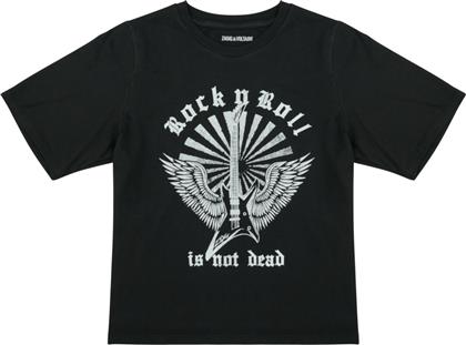 T-SHIRT ΜΕ ΚΟΝΤΑ ΜΑΝΙΚΙΑ X60459 ZADIG & VOLTAIRE