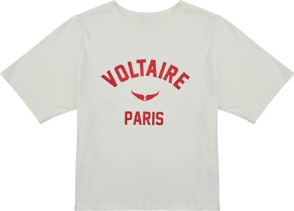 T-SHIRT ΜΕ ΚΟΝΤΑ ΜΑΝΙΚΙΑ X60459 ZADIG & VOLTAIRE