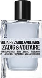 THIS IS HIM! VIBES OF FREEDOM ΕAU DE TOILETTE 50 ML - 31900160 ZADIG & VOLTAIRE