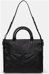 ΔΕΡΜΑΤΙΝΗ ΤΣΑΝΤΑ ΧΡΩΜΑ: ΜΑΥΡΟ, LWBA02577 ZADIG&VOLTAIRE