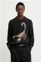 ΜΑΛΛΙΝΟ ΠΟΥΛΟΒΕΡ ΑΝΔΡΙΚΟ, ΧΡΩΜΑ: ΓΚΡΙ, KMSW01781 ZADIG&VOLTAIRE