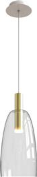 ΦΩΤΙΣΤΙΚΟ ΟΡΟΦΗΣ ΜΟΝΟΦΩΤΟ LED ZAMBELIS 1966 CLEAR GLASS ZAMBELIS LIGHTS