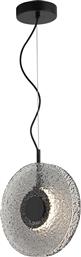 ΦΩΤΙΣΤΙΚΟ ΟΡΟΦΗΣ ΜΟΝΟΦΩΤΟ LED ZAMBELIS 23072 SMOKED GLASS ZAMBELIS LIGHTS