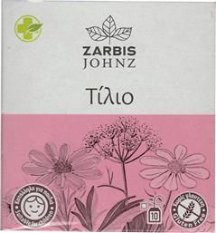 JOHNZ LIME TREE TEA ΡΟΦΗΜΑ ΤΙΛΙΟ ΣΕ ΕΜΒΑΠΤΙΖΟΜΕΝΑ ΦΑΚΕΛΑΚΙΑ 10 ΤΕΜΑΧΙΑ (10 ΦΑΚΕΛΑΚΙΑ X 1.2G) ZARBIS