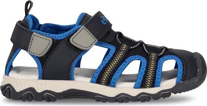 ΣΑΝΔΑΛΙΑ KRILA KIDS CLOSED Z242332 ΣΚΟΥΡΟ ΜΠΛΕ ZIGZAG