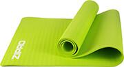 EXERCISE MAT 4MM LIME GREEN ZIPRO