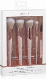 ΣΕΤ ΠΙΝΕΛΩΝ ΜΑΚΙΓΙΑΖ COMPLETE EYE & FACE BRUSH KIT 5-PACK ZOE AYLA