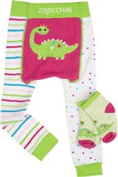 ΣΕΤ ΠΑΝΤΕΛΟΝΙ & ΚΑΛΤΣΕΣ GRIP EASY CRAWLER DINOSAUR 12-18 ΜΗΝΩΝ ZOO12514-12M-18M (ΜΕΓΕΘΟΣ: 12-18 ΜΗΝΩΝ) - - ZOO12514-12M-18M ZOOCCHINI