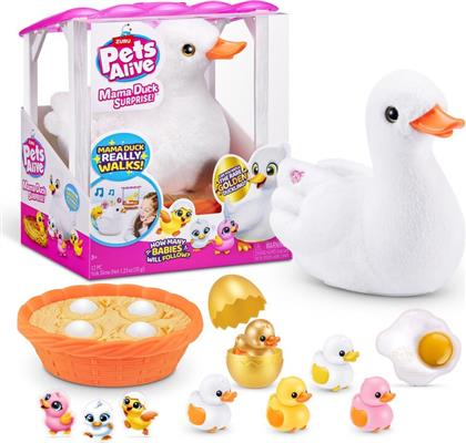 ΛΟΥΤΡΙΝΟ PETS ALIVE MAMA DUCK& BABY (9548) ZURU