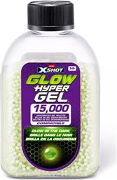 X-SHOT HYPER GEL GLOW IN THE DARK 1500PK REFILL DARTS (36785) ZURU