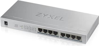 GS1008HP NETWORK SWITCH UNMANAGED GIGABIT ETHERNET (1000 MBPS) POE SUPPORT ZYXEL