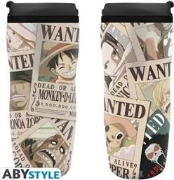 ONE PIECE - WANTED TRAVEL MUG ABYSTYLE