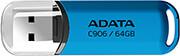 AC906-64G-RWB CLASSIC C906 64GB USB2.0 FLASH DRIVE BLUE ADATA