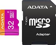 AUSDH32GUICL10-RA1 PREMIER 32GB MICRO SDHC UHS-I CLASS 10 RETAIL WITH ADAPTER ADATA