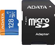 AUSDX128GUICL10A1-RA1 PREMIER MICRO SDXC 128GB UHS-I V10 CLASS 10 RETAIL WITH ADAPTER ADATA