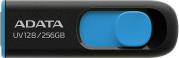 AUV128-256G-RBE DASHDRIVE UV128 256GB USB 3.2 FLASH DRIVE BLACK/BLUE ADATA