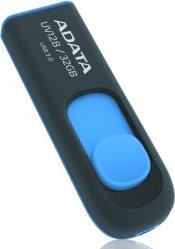 DASHDRIVE UV128 32GB USB 3.2 FLASH DRIVE BLACK/BLUE ADATA
