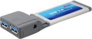 AK-EXCU3-01 2-PORT USB3.0 PCMCIA EXTENTION CARD AKASA από το e-SHOP